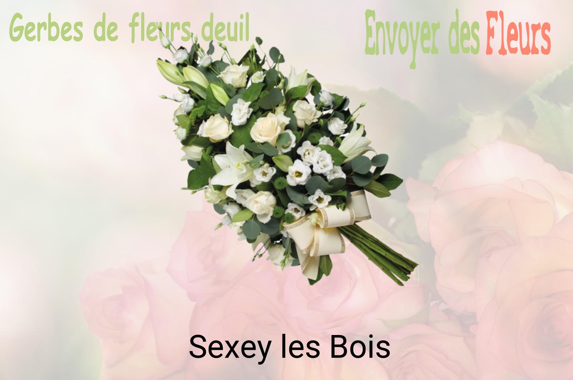 Gerbe de fleurs de deuil livrée à Sexey-les-Bois